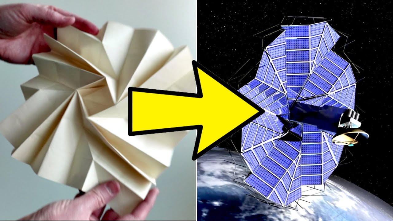 Paneles solares a lo origami